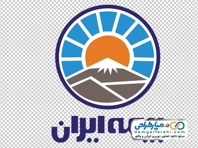 لوگو رنگی بیمه ایران با فرمت png