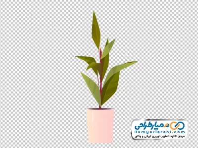 دانلود عکس وکتوری گلدان گل