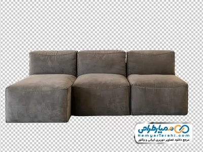 تصویر با کیفیت مبل نیم ست با فرمت png