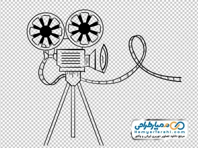 دانلود عکس وکتوری دوربین فیلمبرداری