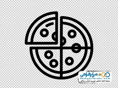 آیکون پیتزا با فرمت png