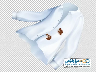 تصویر وکتوری پیراهن مردانه لکه شده با فرمت png