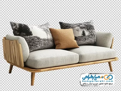عکس مبل دو نفره با فرمت png
