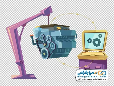 دانلود عکس وکتوری دستگاه تنظیم موتور خودرو