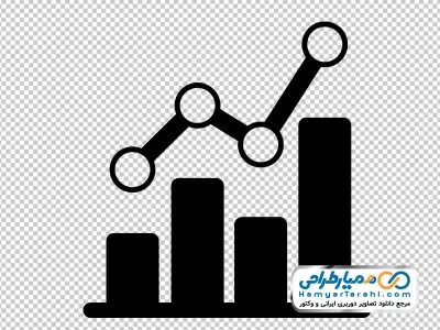 آیکون نمودار میله ای با فرمت png