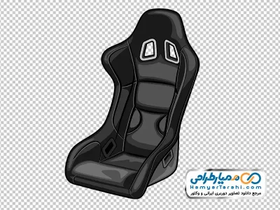 تصویر وکتوری صندلی ماشین کودک با فرمت png