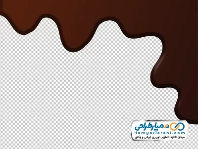 دالنود تصویر وکتوری شکلات آب شده