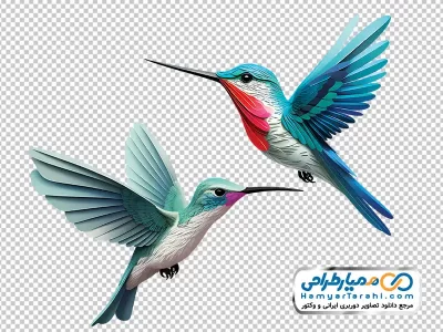 دانلود تصویر پرنده اسلیمی با فرمت png