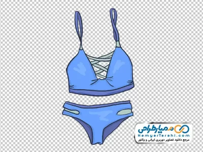 دانلود تصویر وکتوری رنگی شورت و سوتین