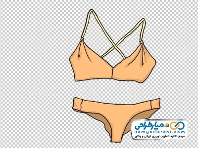 دانلود عکس وکتوری رنگی شورت و سوتین