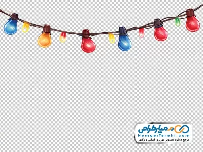 دانلود عکس وکتوری ریسه لامپ با فرمت png