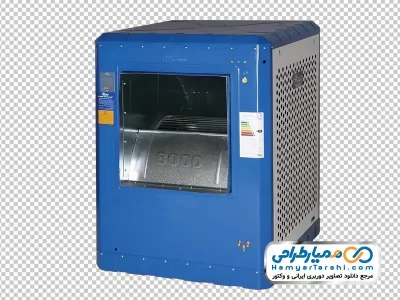 دانلود تصویر دوربری کولر آبی بزرگ