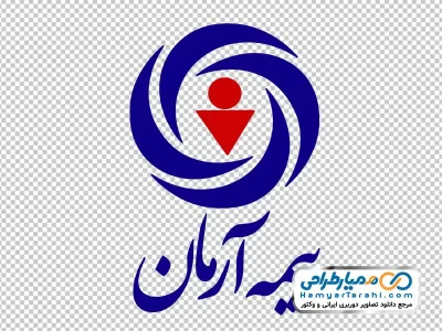 لوگو رنگی بیمه آرمان با فرمت png