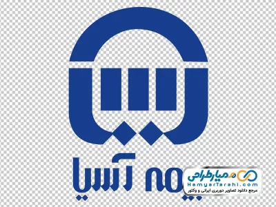 لوگو رنگی بیمه آسیا با فرمت png