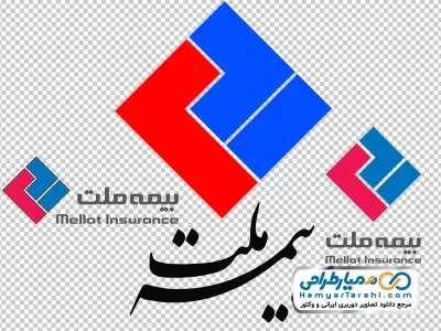 لوگو بیمه ملت با فرمت png