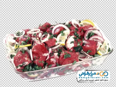 تصویر png ظرف مرینت گوشت چنجه