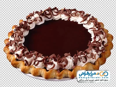تصویر png تارت شکلاتی