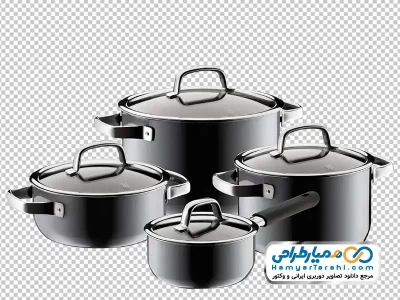 دانلود تصویر png سرویس قابلمه تفلون