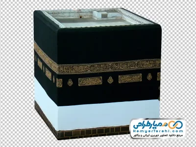 تصویر کعبه از نمای بالا با فرمت png