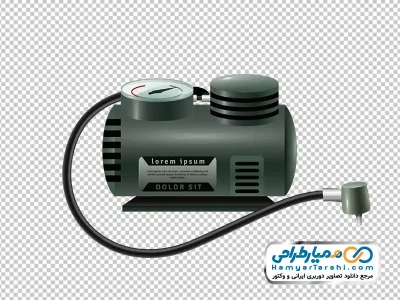 عکس وکتوری پمپ بادی برقی لاستیک ماشین با فرمت png