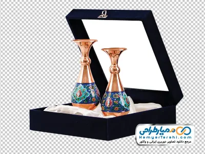 دانلود تصویر با کیفیت گلدان میناکاری