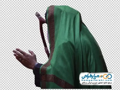 تصویر با کیفیت مرد سید در تعذیه