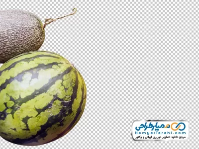 دانلود تصویر با کیفیت هندوانه و خربزه