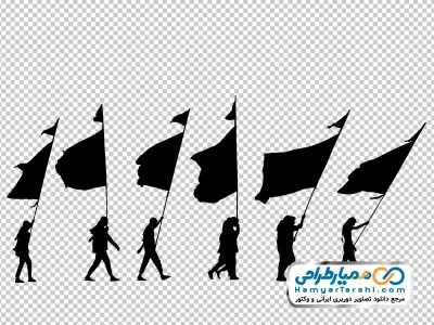 دانلود تصویر وکتوری قافله عزاداری محرم