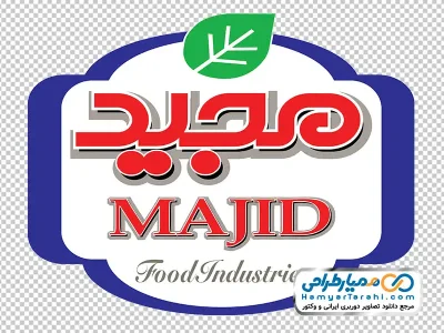 لوگو محصولات غذایی مجید با فرمت png