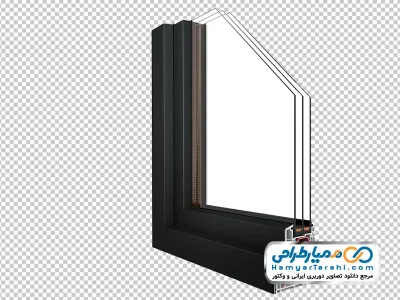 تصویر دوربری شیشه دوجداره
