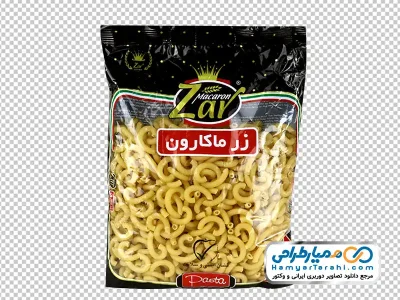 دانلود تصویر png پاکت پاستا زر