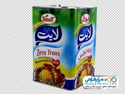 دانلود تصویر دوربری روغن خوراکی نیمه جامد لایت