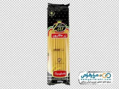 تصویر دوربری پاکت اسپاگتی