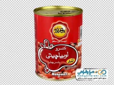 تصویر png کنسرو لوبیا