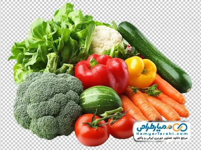 تصویر png انواع سبزیجات