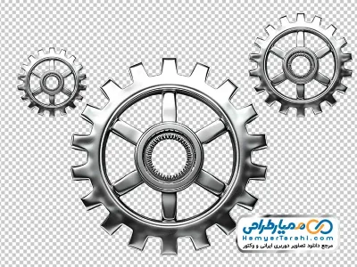 تصویر وکتوری چرخ دنده (با فرمت png)