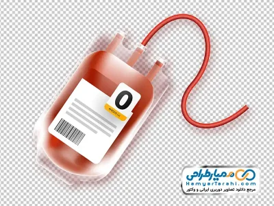 دانلود تصویر وکتوری کیسه خون