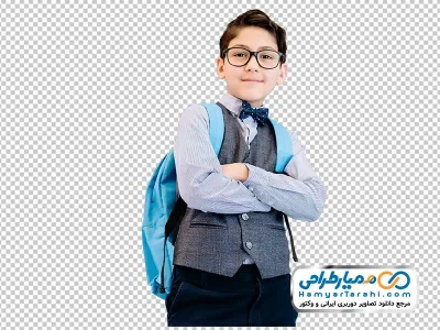 دانلود تصویر png دانش آموز پسر