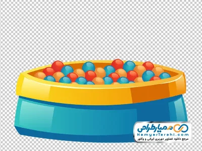 تصویر استخر توپ با فرمت png