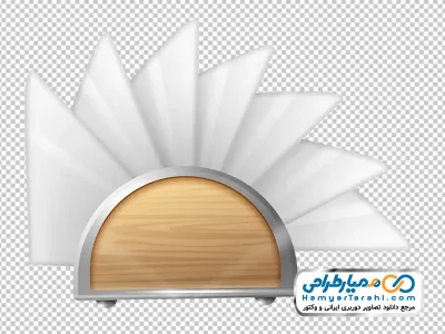 تصویر وکتوری جا دستمال رو میزی با فرمت png
