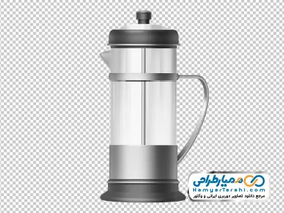 تصویر وکتوری فرنچ پرس با فرمت png
