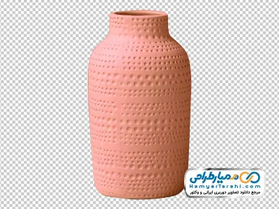 عکس png گلدان سفالی استوانه ای