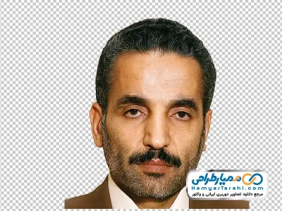 تصویر شهید محمدعلی رجایی با فرمت png