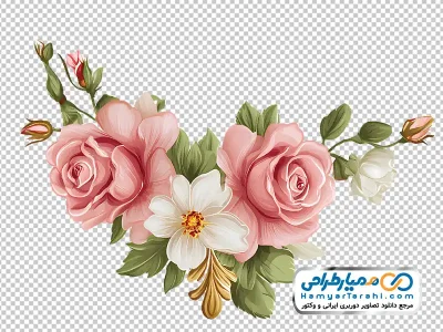 عکس وکتوری گوشه گلدار