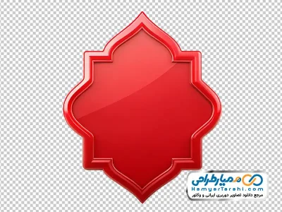 دانلود تصویر وکتوری کادر متن قرمز
