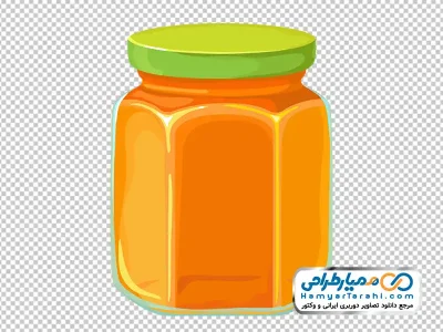 تصویر وکتوری شیشه عسل