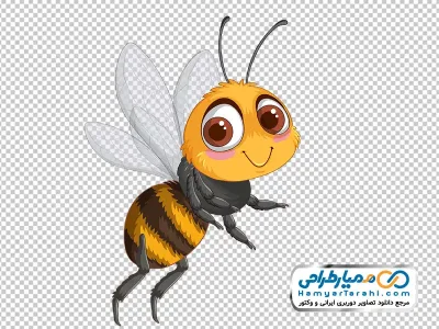 دانلود عکس کارتونی زنبور عسل