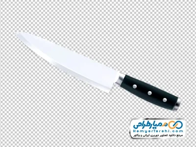 تصویر کارد آشپزخانه با فرمت png
