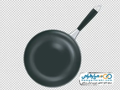 تصویر وکتوری ماهیتابه تفلون