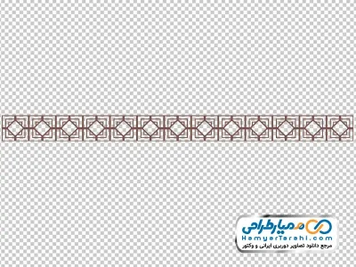 عکس png پترن خطی اسلیمی